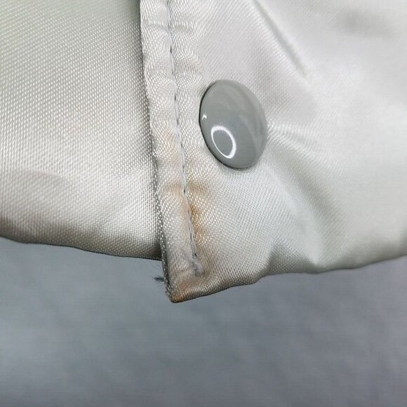 3M Jacket Small Satin Silver Gray Little Rock 4 Million Hours Vintage - Picture 9 of 10